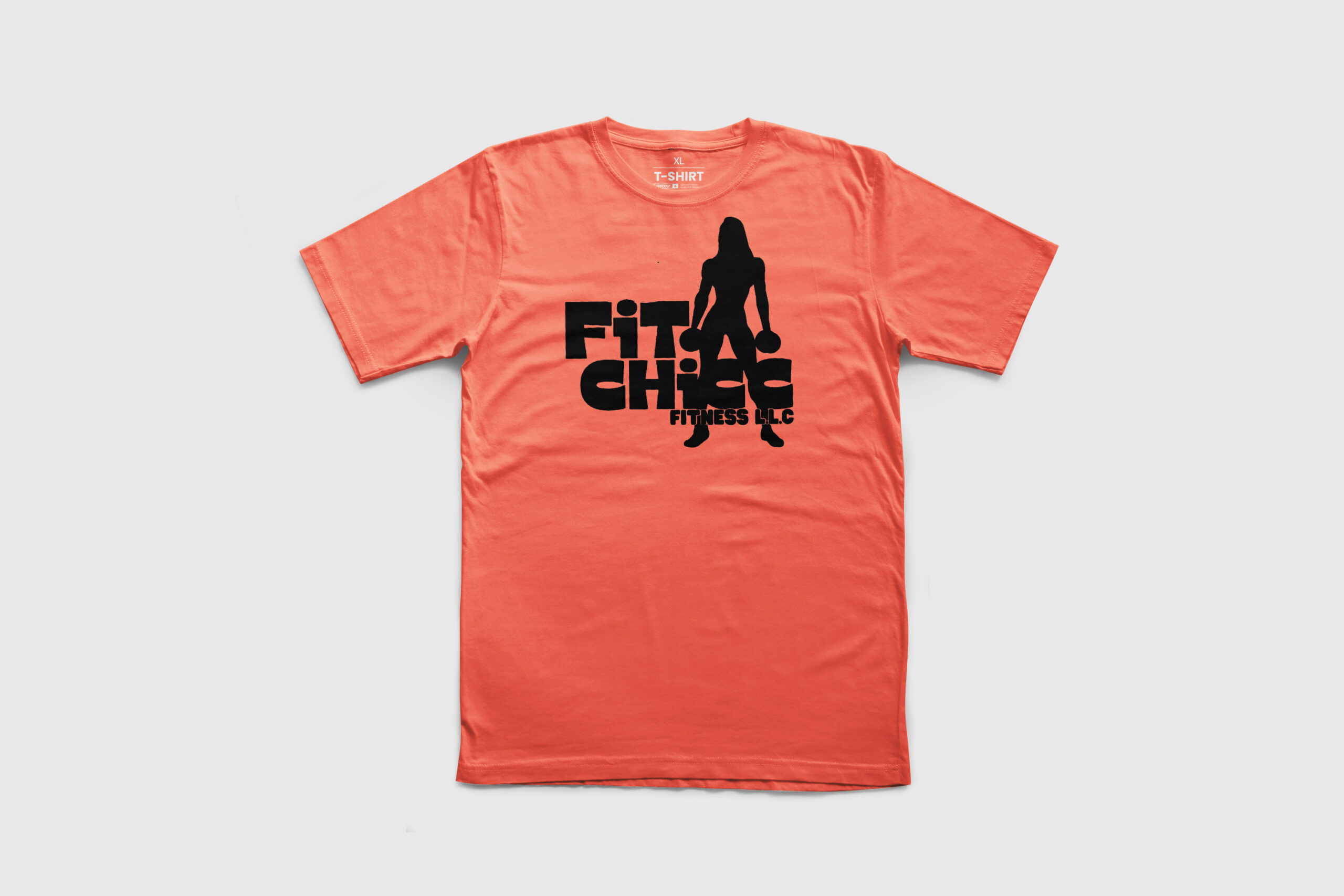 Fitchicc Fitness Black Logo T-Shirt - Image 7