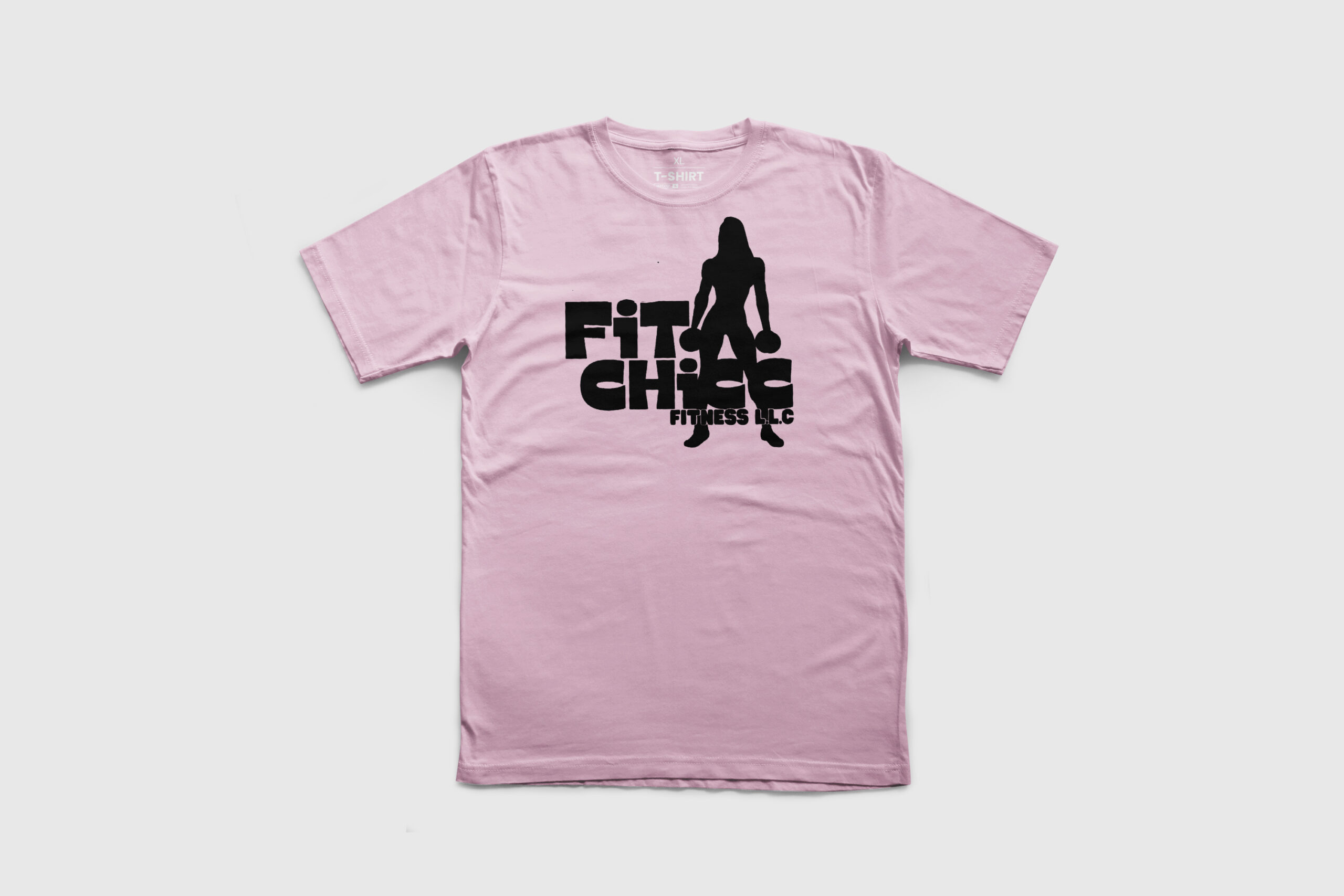 Fitchicc Fitness Black Logo T-Shirt - Image 6