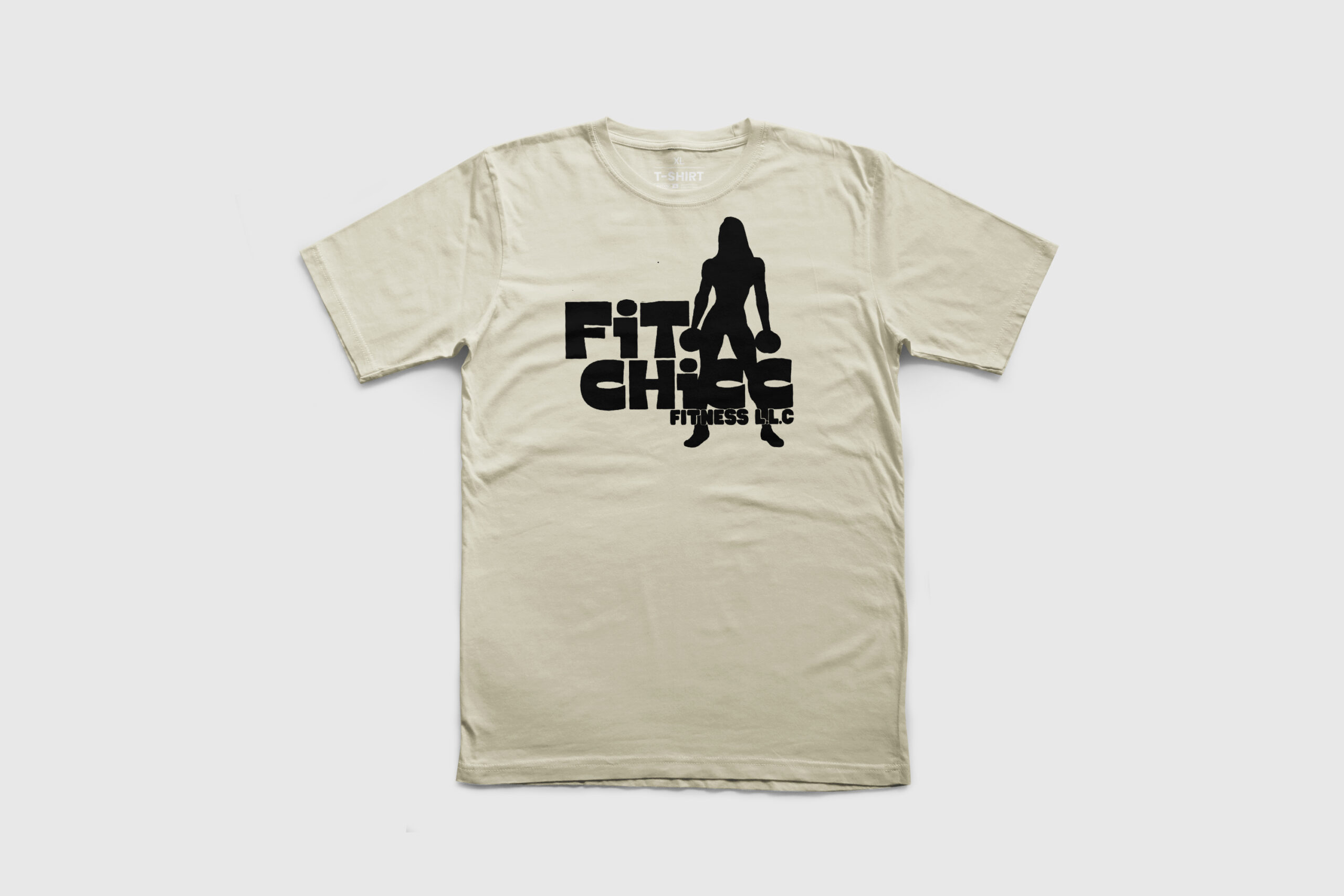 Fitchicc Fitness Black Logo T-Shirt - Image 4